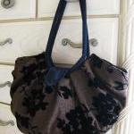 Large Brown Pleated Hobo Bag Classic Purse - Java..