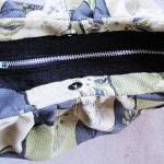 Fabric zipper top closure for XL co..