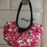 Large Pleated Hobo Bag, Stylish Diaper Bag Purse -..