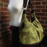 Extra large diaper bag in canvas an..